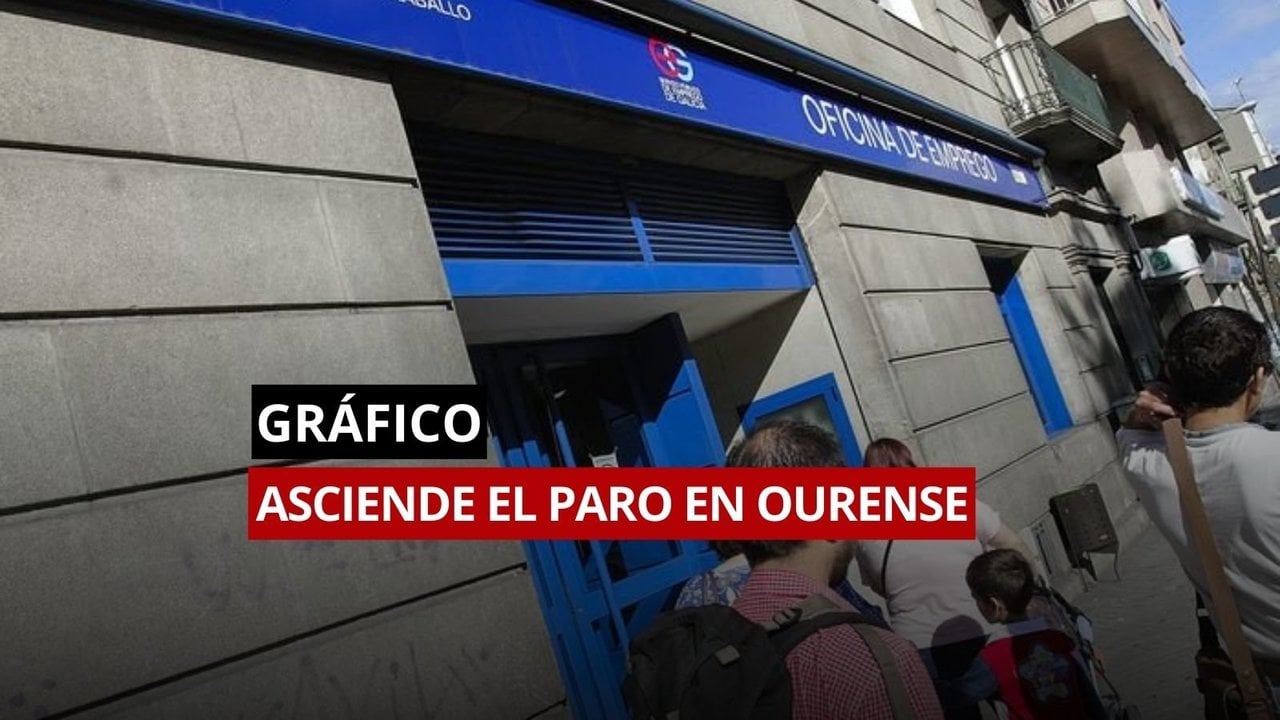 El paro asciende en Ourense durante el primer trimestre del 2024