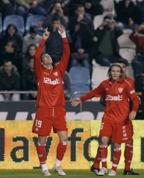Negredo se reencontró con el Gol en A Coruña. (Foto: Cabalar)