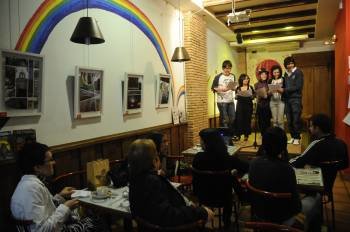 Roteiro poético de la Asociación A Esmorga, en Ourense