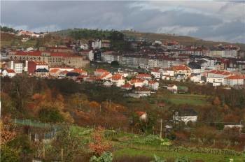Vista panorámica de la villa de Celanova.
