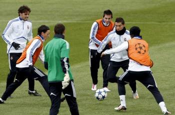 Entrenamiento del Real Madrid. (Foto: M.H. de León)
