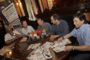 Eladio Pérez, María Devesa, Arturo Rodríguez, Demetrio Rodríguez y Fernando Varela. (Foto: MIGUEL ÁNGEL)