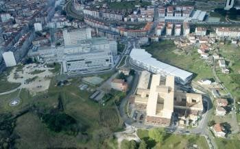 Vista aérea del Complexo Hospitalario Universitario de Ourense (CHUO).