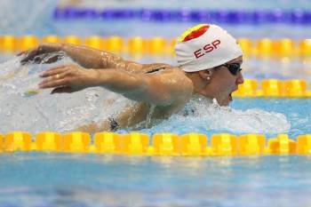 Mireia Belmonte, camino del cuarto oro en los Europeos en piscina corta. (Foto: ADAM CIERESZKO)