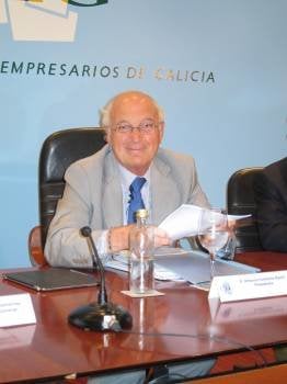 Antonio Fontenla, presidente de la Confederación de Empresario de Galicia. (Foto: ARCHIVO)