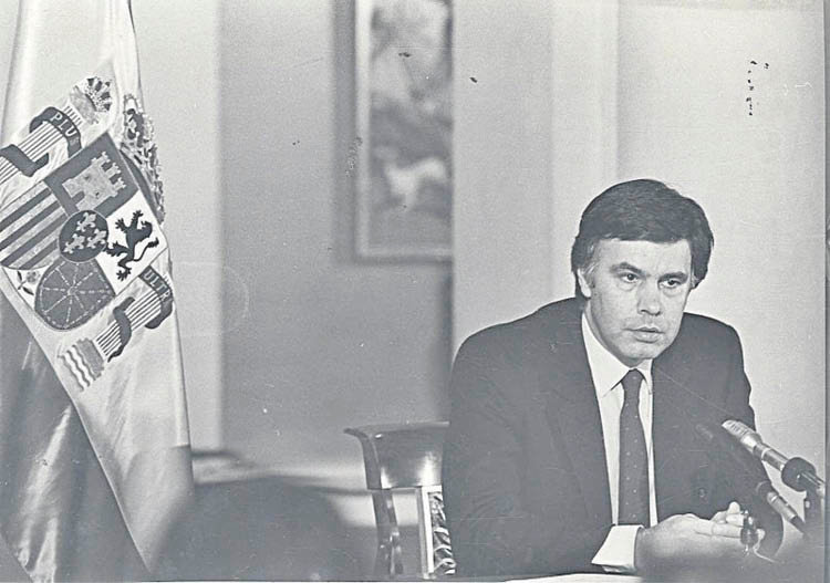 Felipe González, en sus tiempos de presidente del Gobierno.