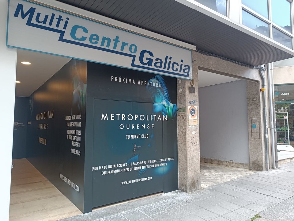 Nuevo gimnasio de Club Metropolitan en la ciudad de Ourense.