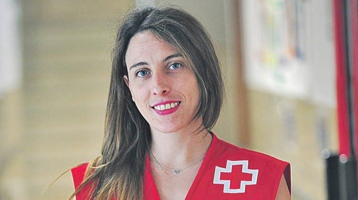 Ohiane García, en Cruz Roja.